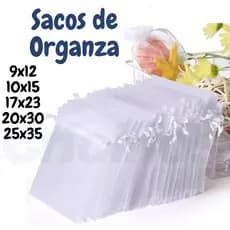 Saco Saquinho Organza Tule | 9x12cm | 10x15cm | 17x23cm | 20x30cm | Casamento
