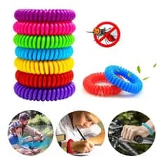 KIT Pulseiras Repelente Anti Mosquito Citronela Para Adultos e Crianças Não Tóxico