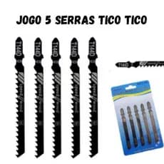 Jogo De Lâminas Serra Tico Tico com 5 Lâminas T144D