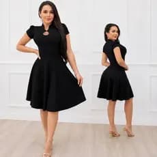 Vestido Feminino soltinho Rodado Moda Evangelica Elegante