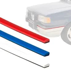 Friso Filete Parachoque E Lateral Gol Voyage Saveiro Parati Quadrado Gti Gts Gls 89 90 91 92 93 94 Vermelho Branco Azul