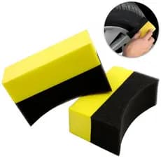 Aplicador De Pretinho Para Pneu Em Espuma Detailer