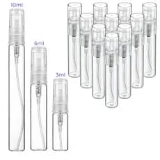 Frascos De Spray 5ml 3ml 10ml P/ Amostra De Perfume Transparente