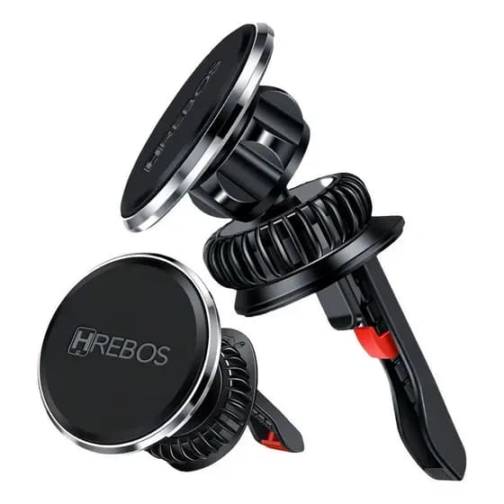 Suporte Automotivo Magnético para celular Hrebos Road Turn Universal