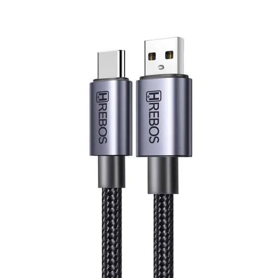 Cabo 20cm Midnight Turbo 100W USB-C ou Lightning 27W Reforçado