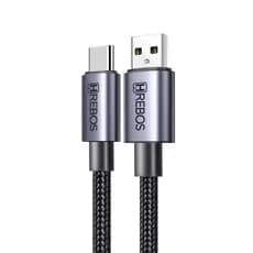 Cabo 20cm Midnight Turbo 100W USB-C ou Lightning 27W Reforçado