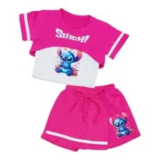Conjunto Infantil Menina - Roupa de Menina - Short Saia Infantil