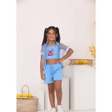 conjunto infantil stitch -  roupa de menina