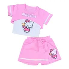 Roupa De Menina + Conjunto Infantil + Short Saia Confortável