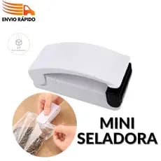 Mini Seladora Portátil De Embalagens De Alimentos á Pilha com Trava De Segurança