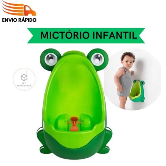 Mictório infantil Sapinho Penico Com Alvo Giratório