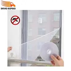 Tela de Proteção Mosqueteira 1,5m x 2m Para Janela em Poliéster Mosquiteira Inséto com Velcro