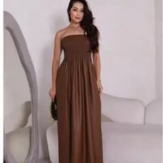 Vestido  Lurex Premium Tomara Que Caia - Brilho Intenso