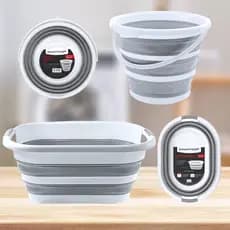 Cesto e Balde Dobrável PowerMaid