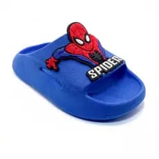 Chinelo Slide Menino Aranha Calce Fácil Leve Confortável Personagem Fácil de Limpar