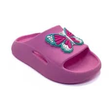 Chinelo Nuvem Infantil Menina Feminino Borboleta Antiderrapante Passeio Confortável Macio
