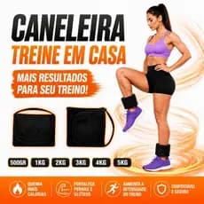 Caneleira Par de academia Tornozeleira com PESO de 500GR-1K-2K-3K-4-5k Velcro Ajustável para Musculação e Treino em Casa