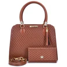 Bolsa Feminina Pasta Casual Tote Pasta De Ombro e Transversal + Carteira Feminina