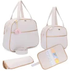 Bolsa Maternidade Saída Kit 4 Peças Higiênica Impermeável Multifuncional