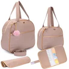 Kit Bolsa Saída Bebê Maternidade Impermeável Menino e Menina Multifuncional  4 Peças