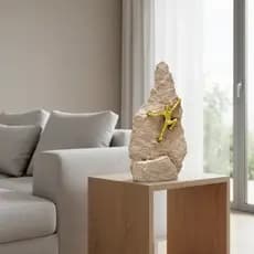 Escultura De Resina Desafio Escalada 38cm Enfeite Decorativo
