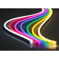 Fita LED Neon formato mangueira Flexível 5 Metros, IP65 à prova d’água, Com fonte de Energia