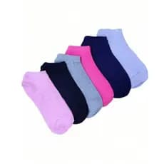 Kit 24 Pares de Meia FEMININA Soquete lisa Feminino (MULHER)