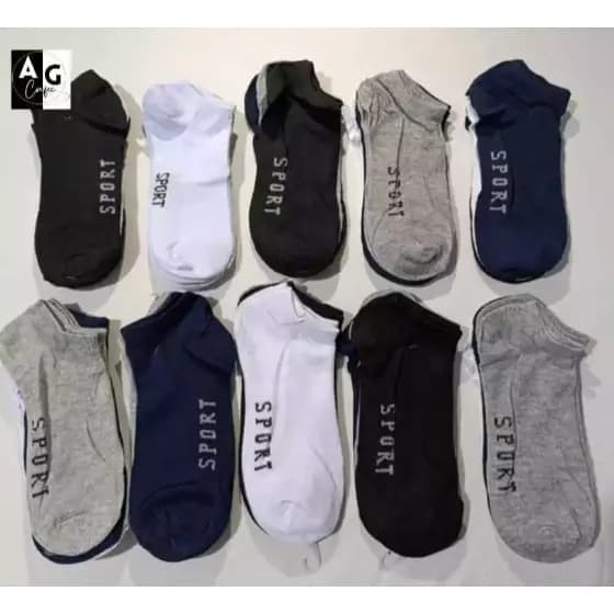 Kit 24 Pares Meia Soquete Cano Curto Algodão Masculina e Feminina Promoção