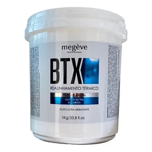 Btx Argan Capilar Sem Formol Realinhamento Térmico Megve 1kg