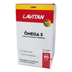 Suplemento Em Cápsulas Cimed Lavitan Omega 3 90 Cápsulas Sem Sabor