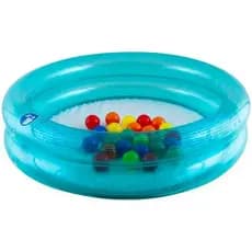 Piscina Infantil Inflável Redonda Jilong 120L - SunClub Bolinhas(azul)acompanha-bolinha