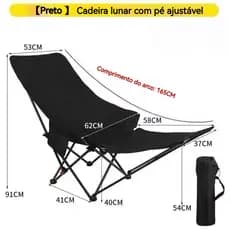 Cadeira Dobrável Grande Portátil 150kg Camping Praia Kala Cadeira Banco Banqueta Pesca Camping Praia