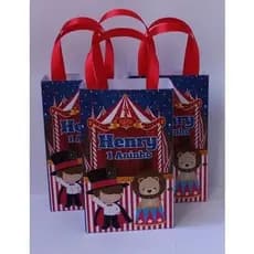 15 Sacolinha Surpresa Personalizada Tema Circo