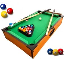 Mesa De Sinuca Mini Bilhar Com Tacos Infantil Jogo Completo