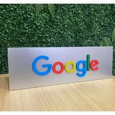 Placa Decorativa Google Marketplace