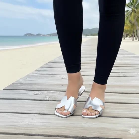 Rasteirinha Estilo Clean Chic Feminina - Aga Básica