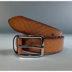 Cinto Masculino Social Luxo Couro Sintetico Com Fivela Reforçada Moda
