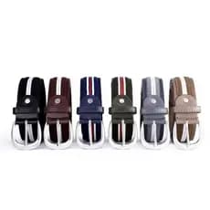 Cinto Lona Reforçado Masculino Feminino Fivela Metal Casual Esporte Trilha Ajustável - Envio Rápido