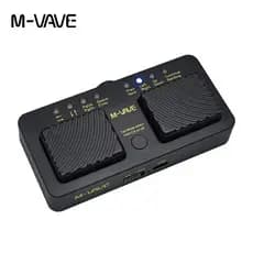 M-VAVE Cube Turner Pro Wireless BT Page Turner Pedal silencioso USB recarregável Instrumento musical Telefone
