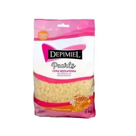 CERA DEPILATORIA NATURAL 1KG PEROLA