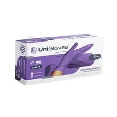 Luva UNIGLOVES Purple Clássica C/PÓ (Tam P)