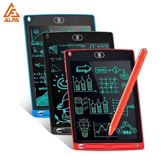 Lousa Mágica Tela Lcd 8.5 /10 /12 Polegadas Infantil De Escrever E Desenhar Tablet