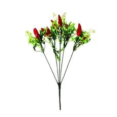Ramo artificial de pimenta haste para decoração cozinha unidade ou kit