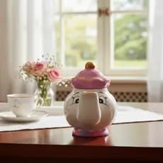 Bule Decorativo Madame Samovar Personagem A Bela E A Fera Disney