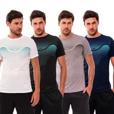 Camiseta Dry Fit Mezul Masculina X-FLOW Academia Corrida Treino ST64-CP1