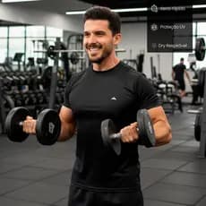 Kit 3 Camisetas Masculina Dry Fit Respirável Academia Treino Corrida ST19-CP2