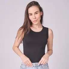 Blusa Feminina Canelada Básica Premium Ribana Slim Conforto Caimento Ajustado M84-A