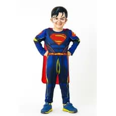 SUPERMAN LONGO COM ENCHIMENTO E MASCARA