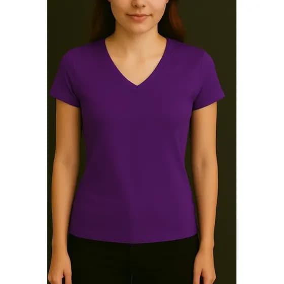blusa baby look feminina roxa