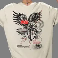 Camiseta Torcida Gavião Fiel Timão Alvinegro Over Manfinity 100% Algodão LANÇAMENTO